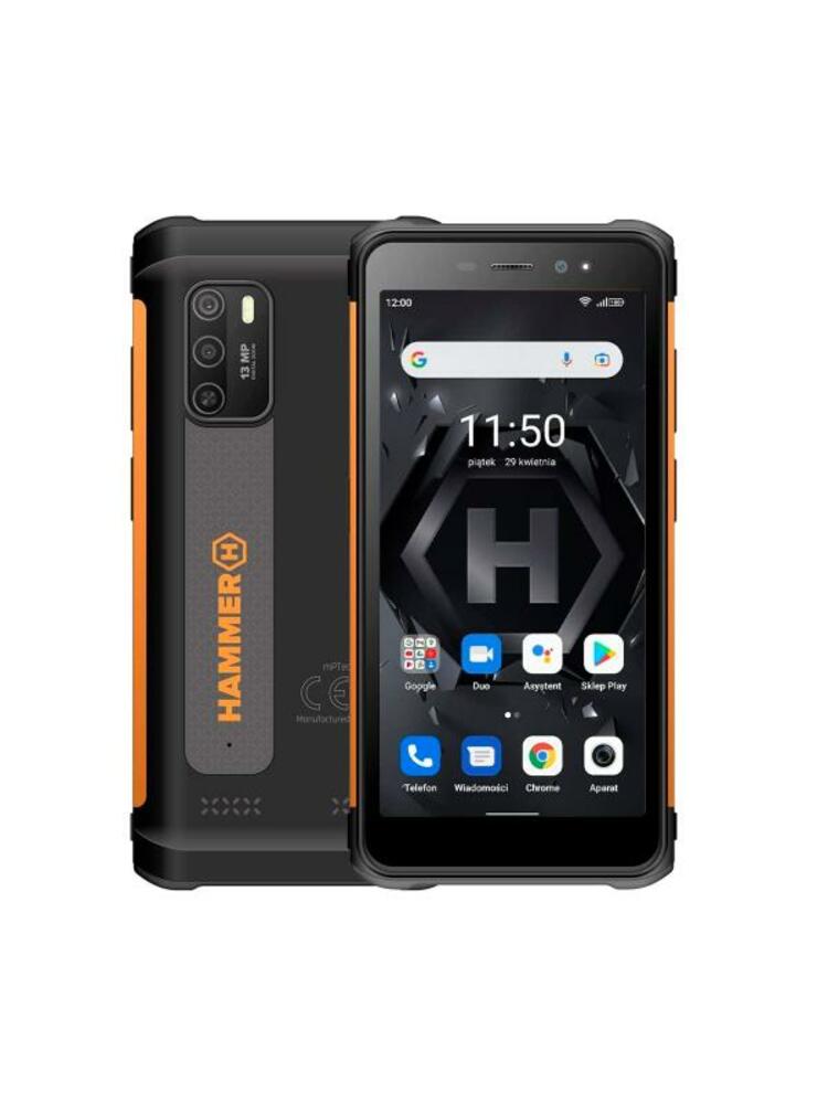 MyPhone Hammer Iron 4 Dual orange Extreme Pack