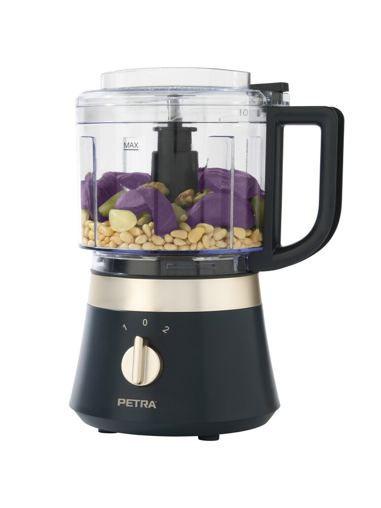 Petra PT5114BGRYVDE Food Processor blue grey/ soft gold