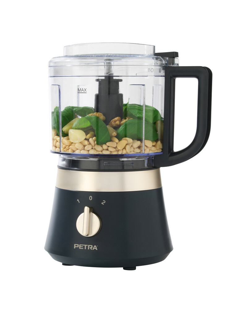 Petra PT5114BGRYVDE Food Processor blue grey/ soft gold