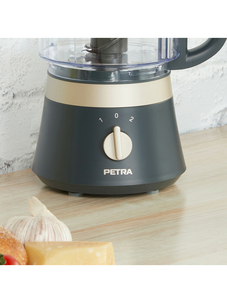 Petra PT5114BGRYVDE Food Processor blue grey/ soft gold