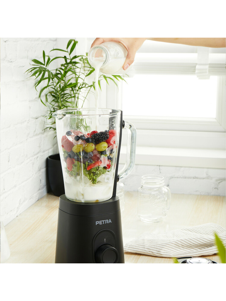 Petra PT5531MBLKVDE Glass Jug blender black