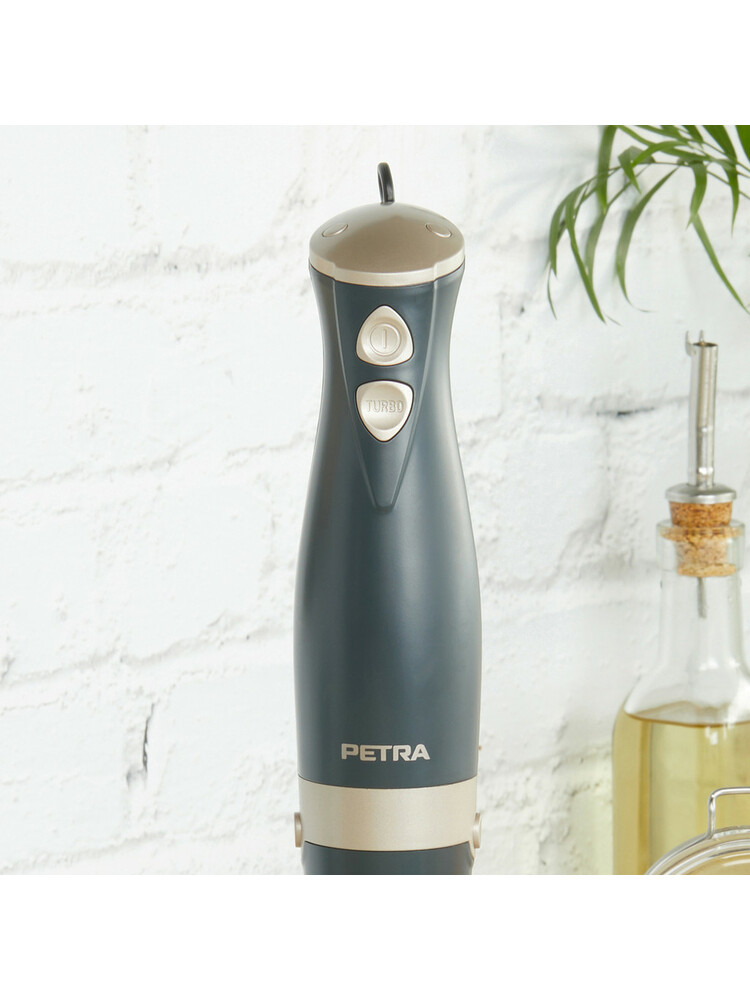 Petra PT5612BGRYVDE Hand blender blue grey/soft gold