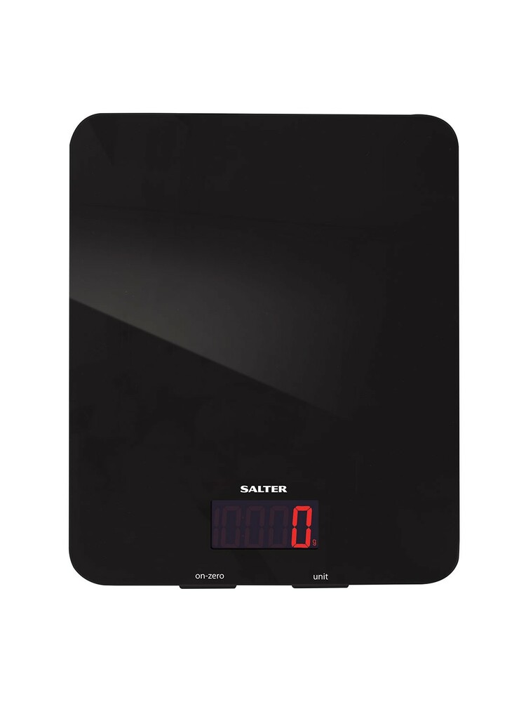 Salter 1150 BKDR 5kg Glass Electronic Kitchen Scales - Black