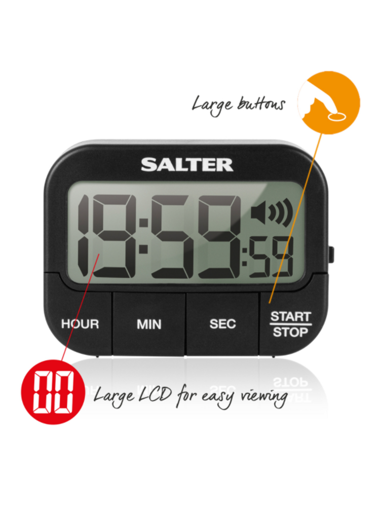 Salter 355 BKXCDUEU16 Loud Beeper ElectronicTimer