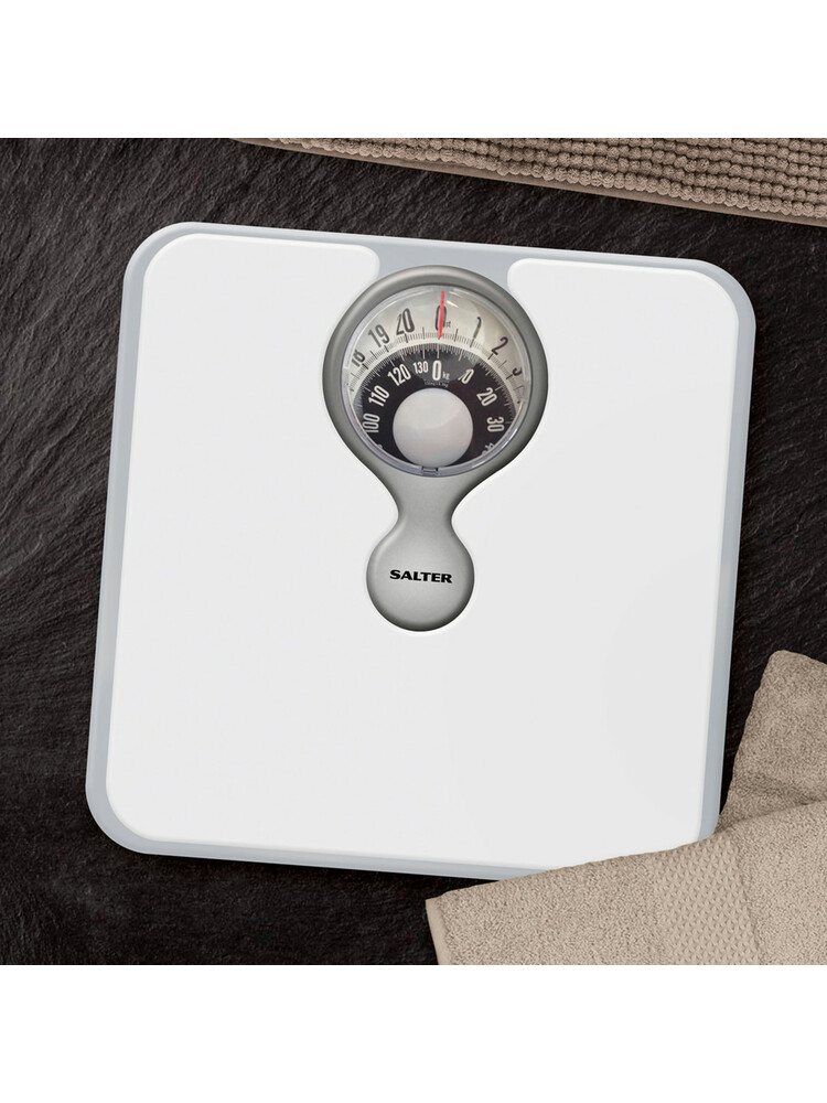 Salter 484 WHDRFEU16 Magnifying Lens Mechanical Bathroom Scale