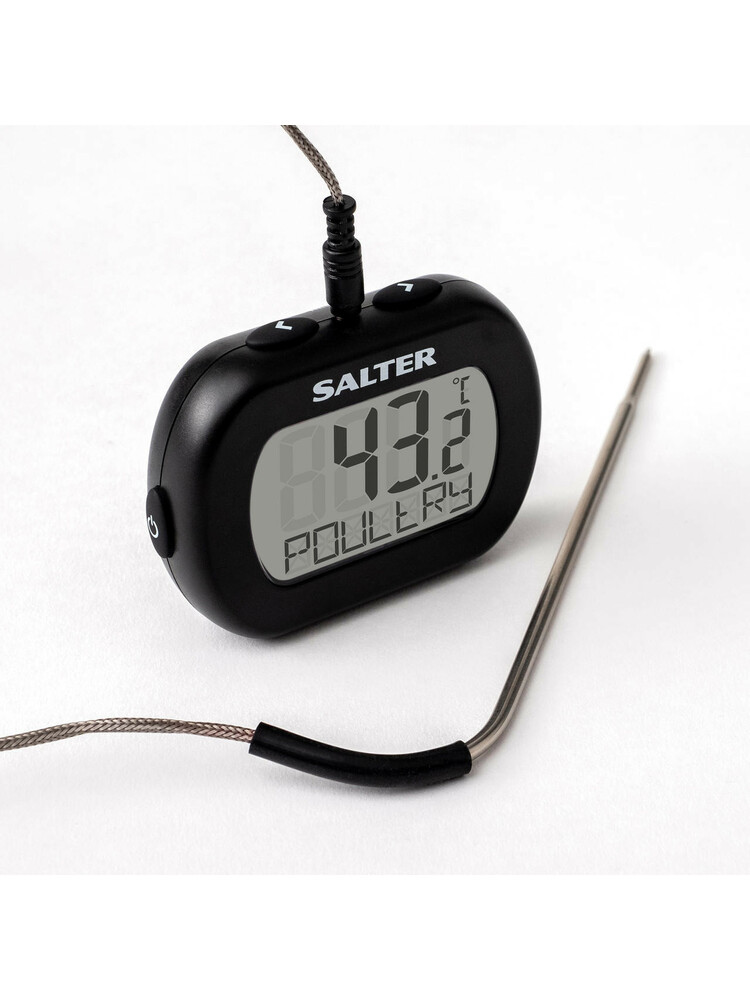 Salter 515 BKCR Leave-In Digital Thermometer