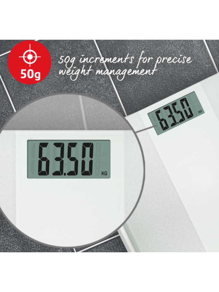 Salter 9009 WH3REU16 Ultimate Accuracy Electronic Bathroom Scales white