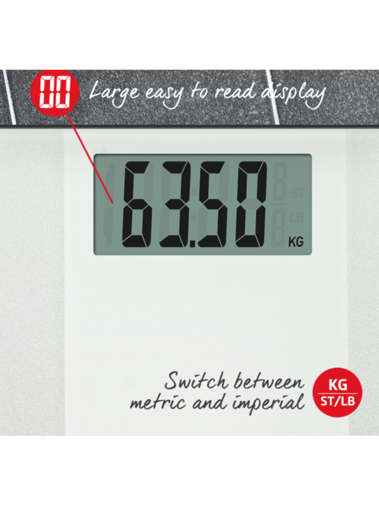 Salter 9009 WH3REU16 Ultimate Accuracy Electronic Bathroom Scales white