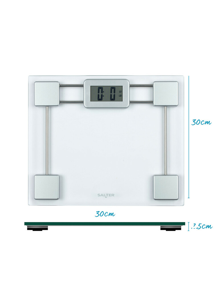 Salter 9081 SV3RFTE Glass Electronic Bathroom Scale