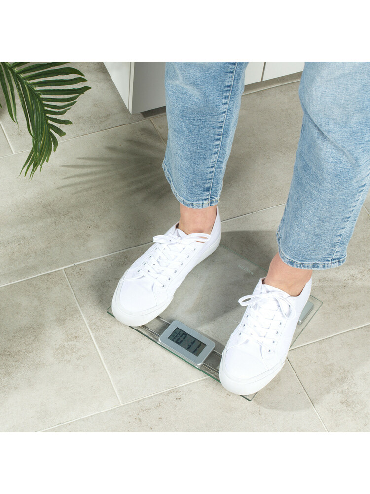 Salter 9081 SV3RFTE Glass Electronic Bathroom Scale