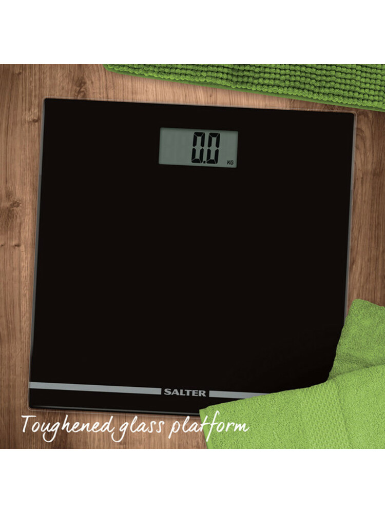 Salter 9205 BK3RCEU16 Large Display Glass Electric Scale Black