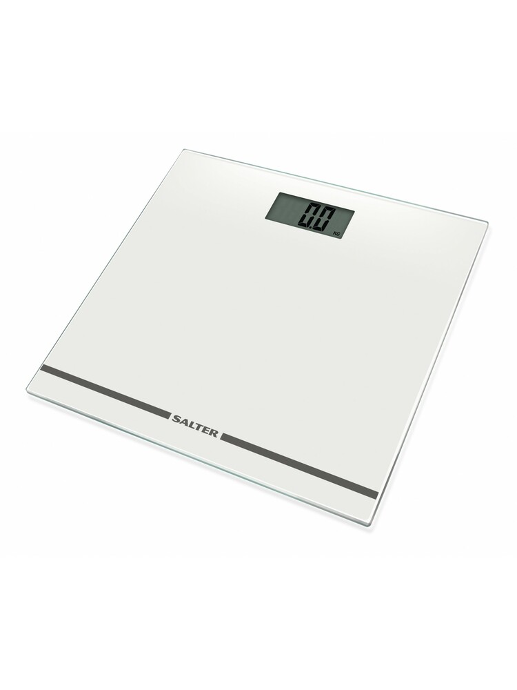 Salter 9205 WH3RLarge Display Glass Electronic Bathroom Scale - White