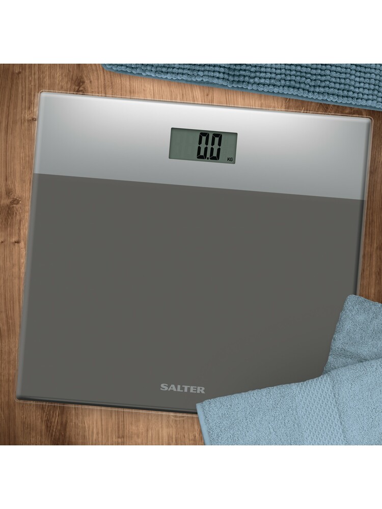 Salter 9206 SVSV3R Digital Bathroom Scales Glass - Silver