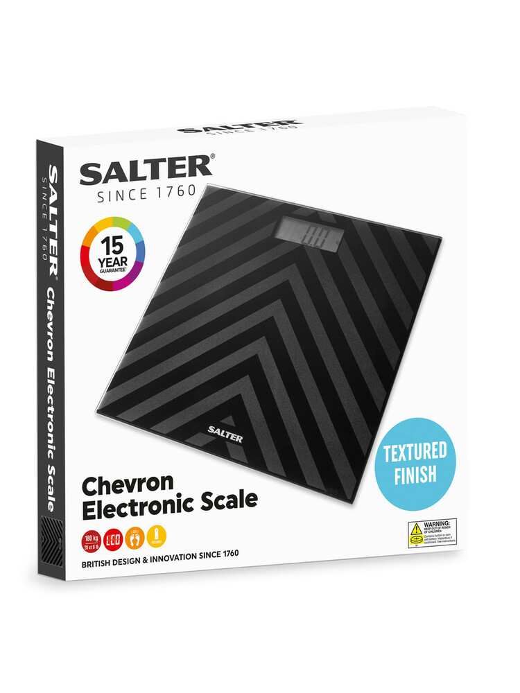 Salter SA00287 BACFEU16 Chevron Two Tone Bathroom Scale