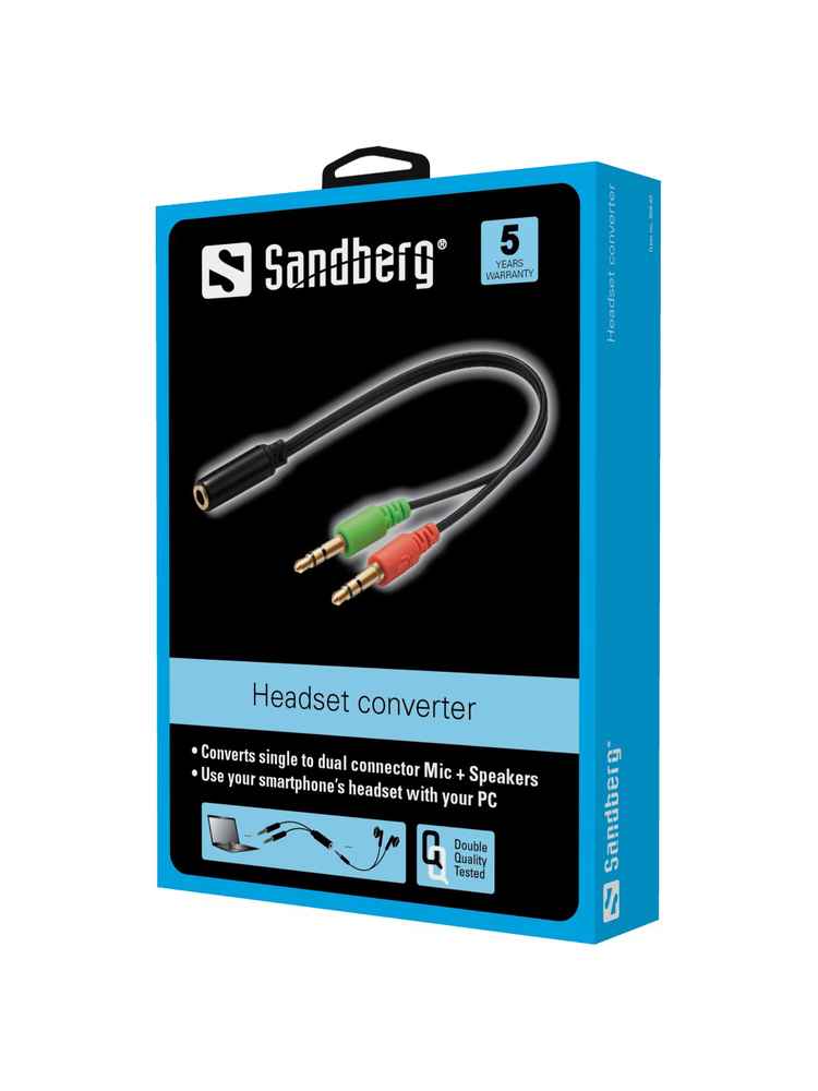 Sandberg 508-67 Headset Converter (mobile) > PC