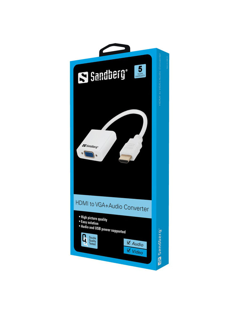 Sandberg 508-77 HDMI to VGA+Audio Converter