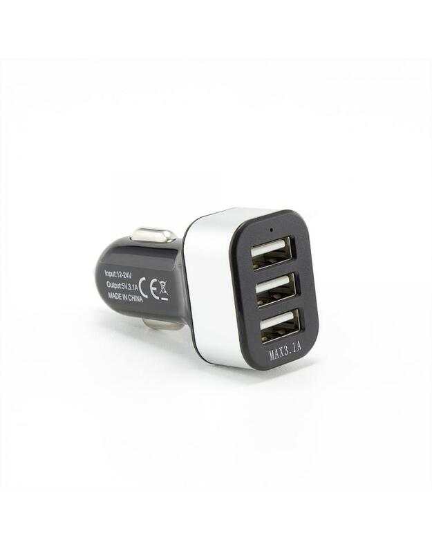 Sbox Car Charger CC-331B 3.1A black/grey