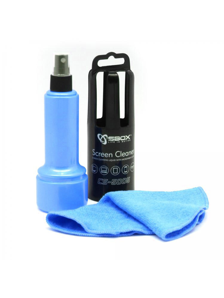 Sbox CS-5005B Screen Cleaner 150ml Blue