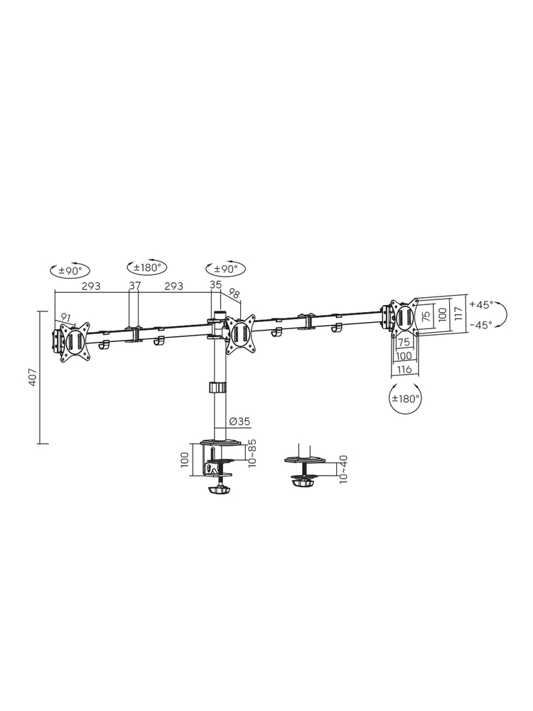 Sbox LCD-352/3-2 (13-27/3x9kg/100x100)