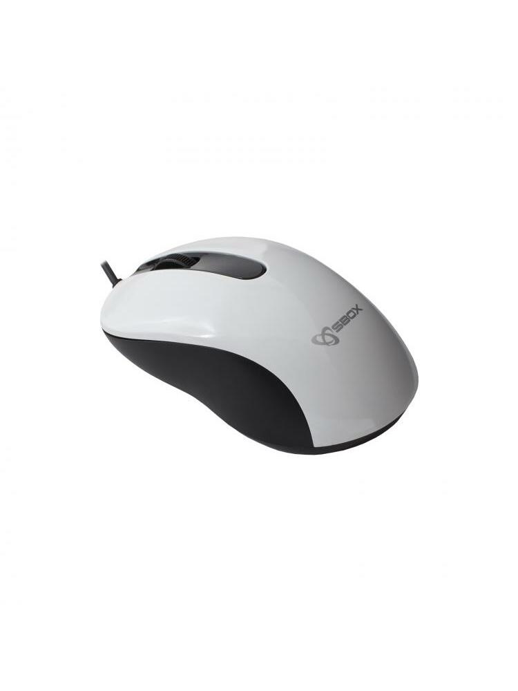 Sbox M-901 Optical Mouse  White