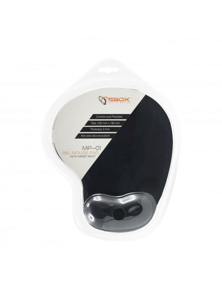 Sbox MP-01B Gel Mouse Pad black