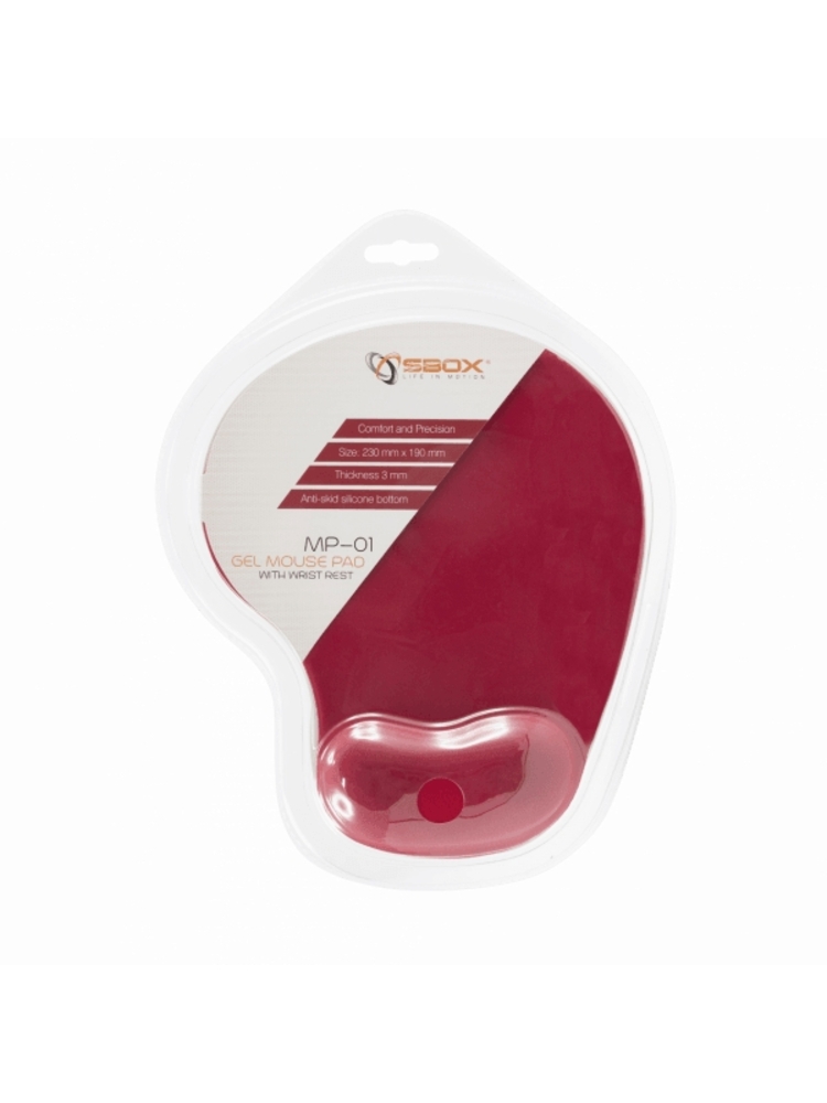 Sbox MP-01R red Gel Mouse Pad