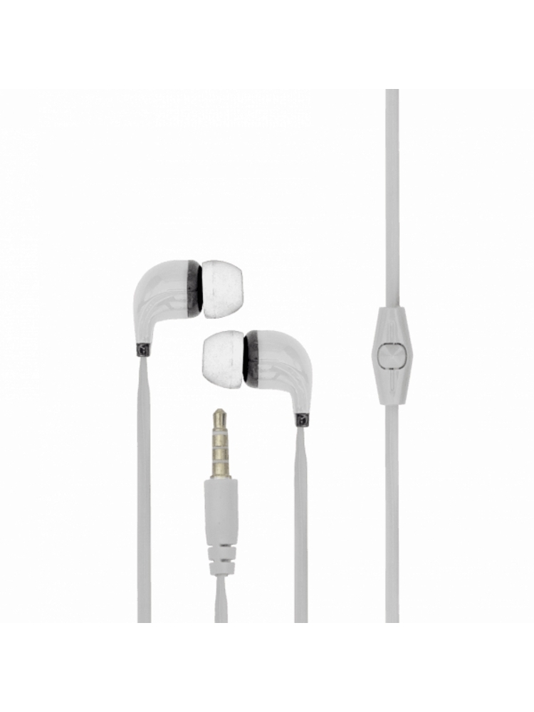 Sbox Stereo Earphones With Microphone EP-038 White