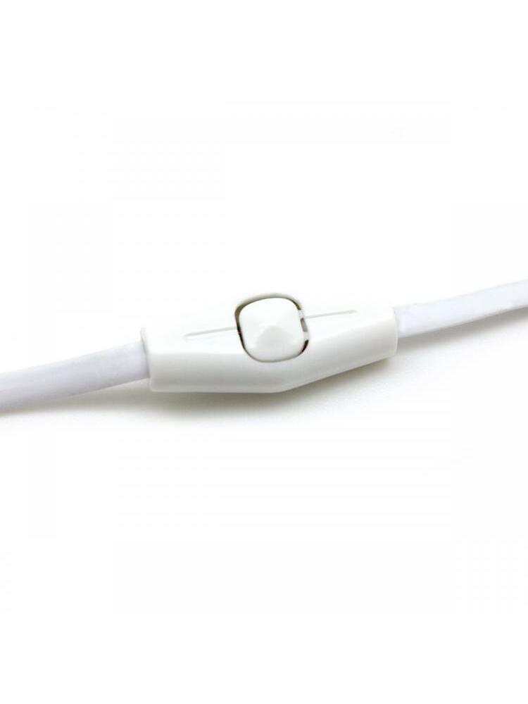 Sbox Stereo Earphones With Microphone EP-038 White