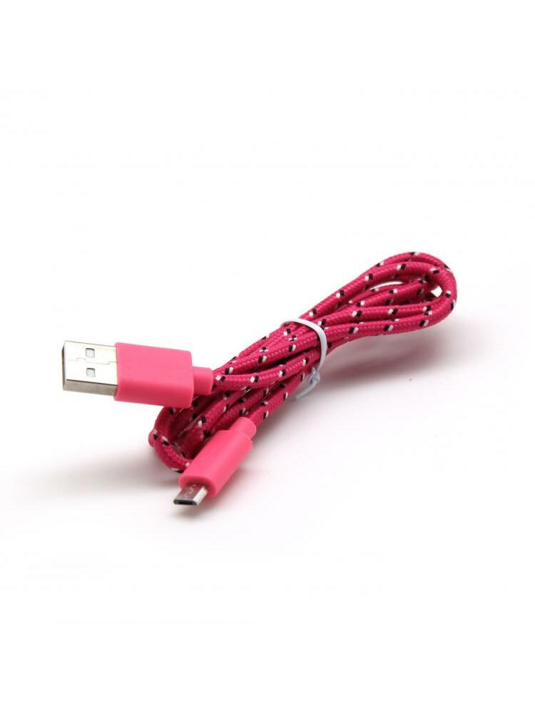 Sbox USB->Micro USB 1M USB-1031P pink