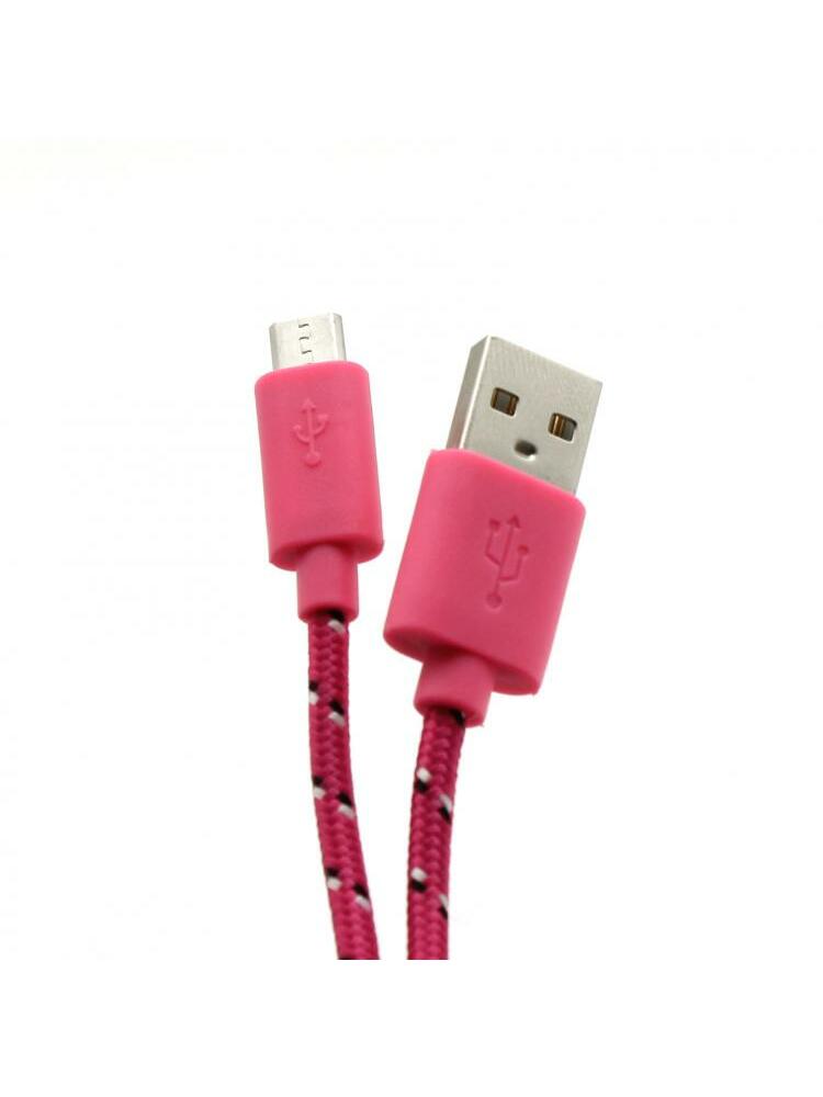 Sbox USB->Micro USB 1M USB-1031P pink