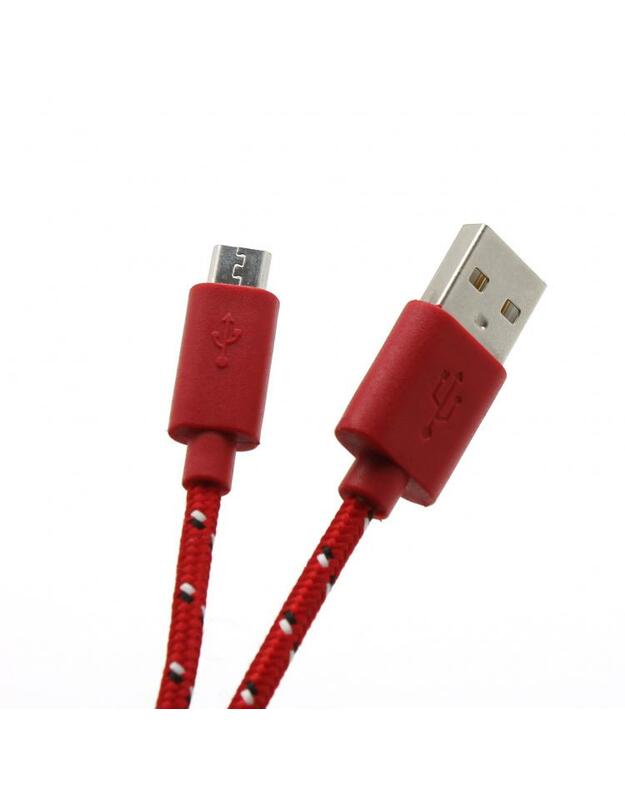 Sbox USB->Micro USB 1M USB-1031R red