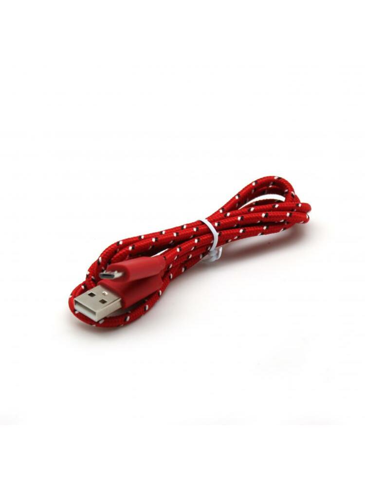 Sbox USB->Micro USB 1M USB-1031R red