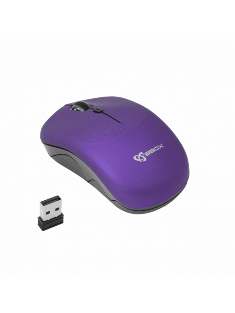 Sbox Wireless Optical Mouse WM-106 purple