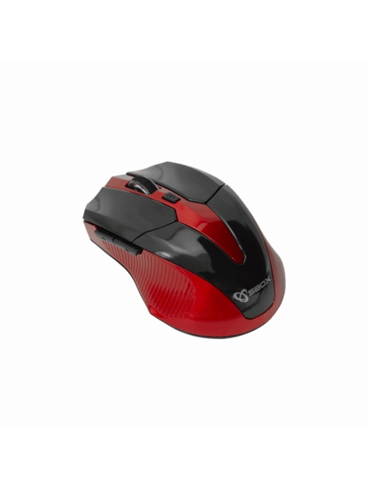 Sbox WM-9017BR Wireless Optical Mouse black/red