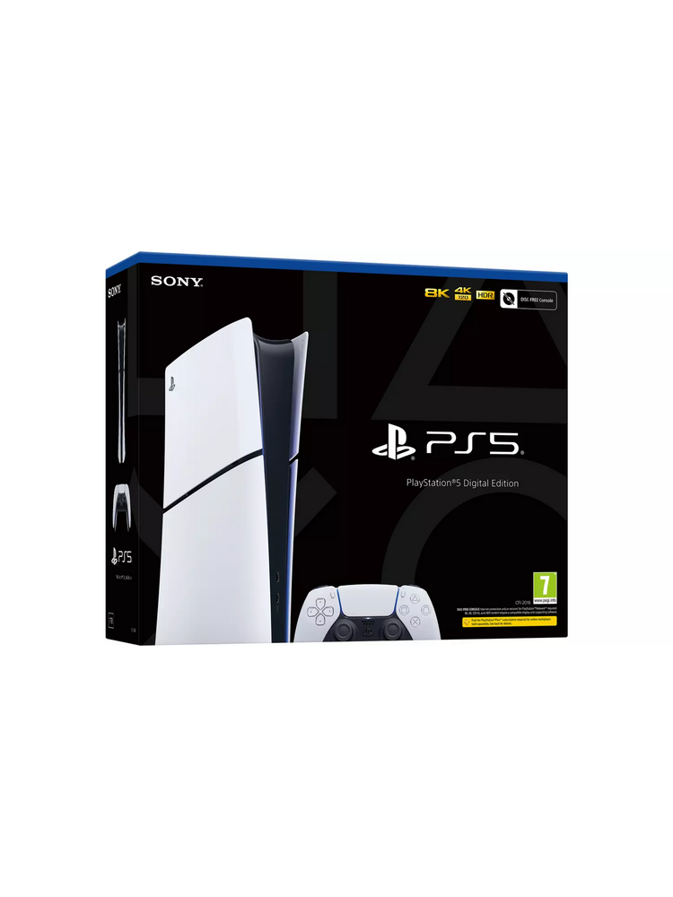 Sony Playstation 5 Slim 1TB Digital Edition (PS5) White Damaged Box