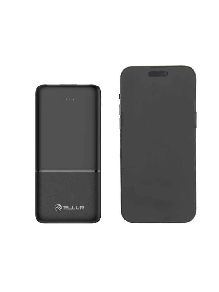 Tellur 10000mAh power bank black