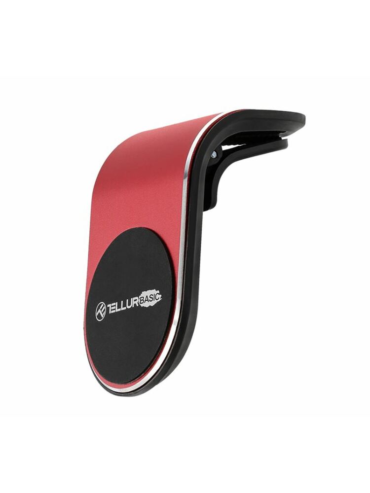 Tellur Basic Car Phone Holder Magnetic MCM7, Air Vent Mount red