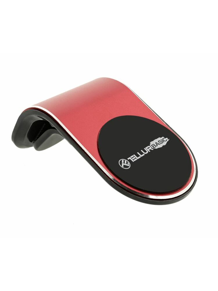 Tellur Basic Car Phone Holder Magnetic MCM7, Air Vent Mount red