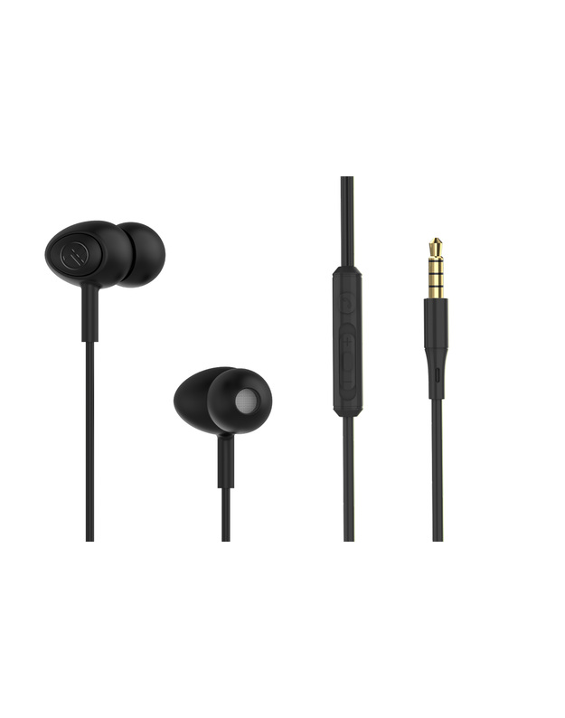 Tellur Basic Gamma wired in-ear headphones black