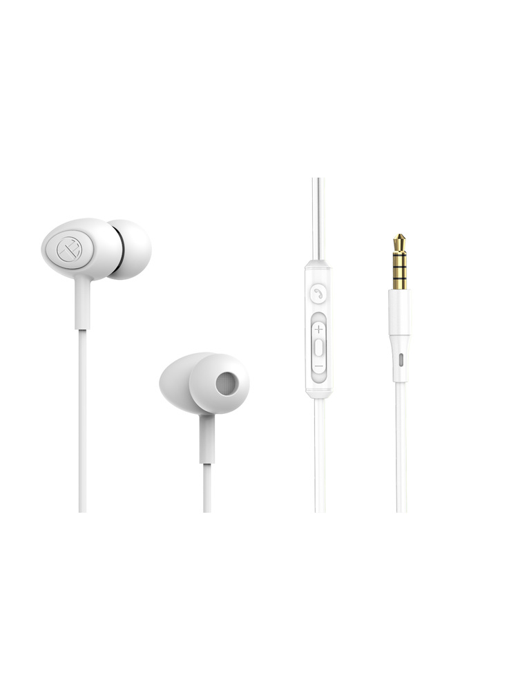 Tellur Basic Gamma wired in-ear headphones white