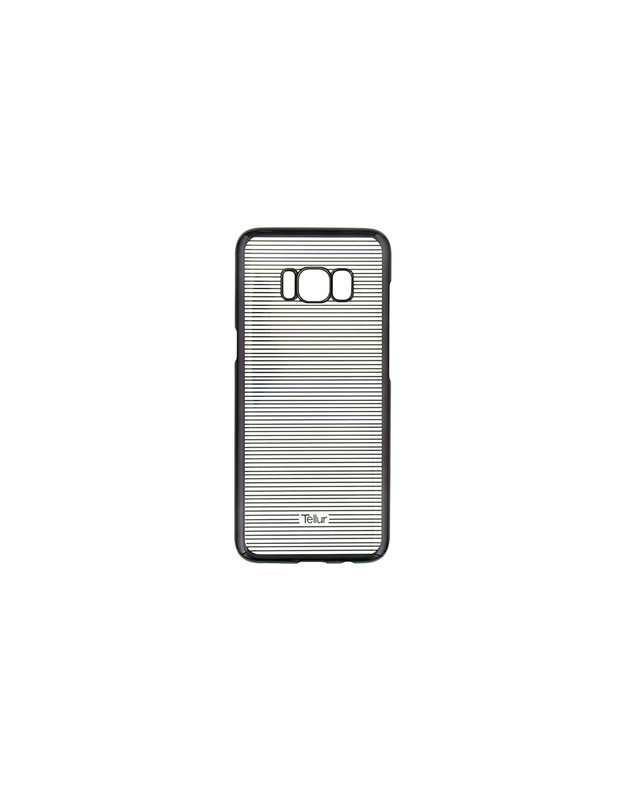 Tellur Cover Hard Case for Samsung Galaxy S8 Plus, Horizontal Stripes black
