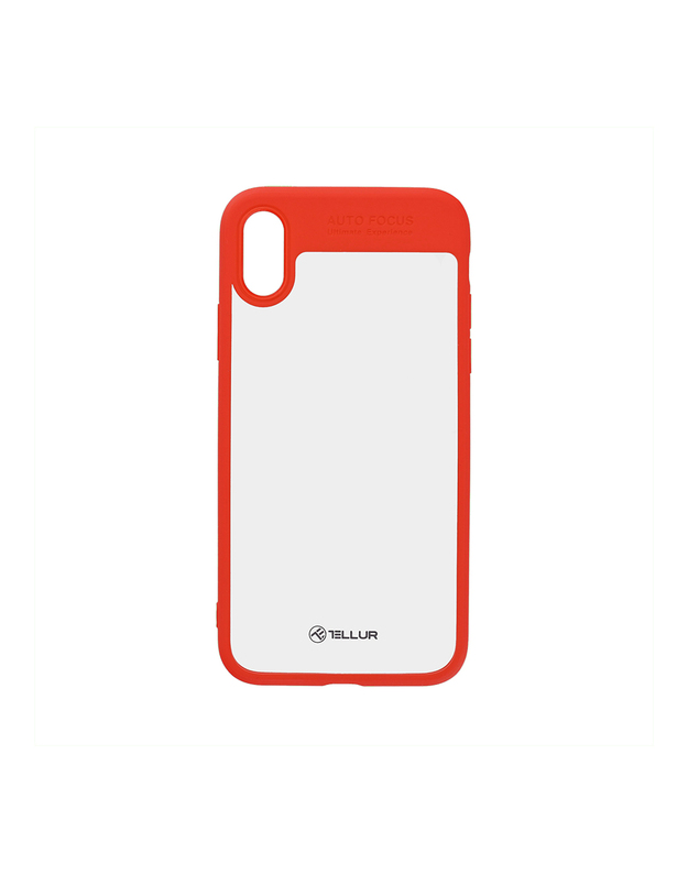 Tellur Cover Hybrid Matt Bumper for iPhone X/XS red