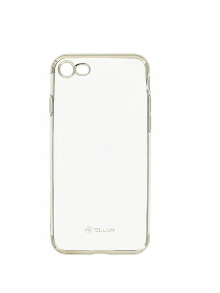 Tellur Cover Silicone Electroplated for iPhone 8 silver