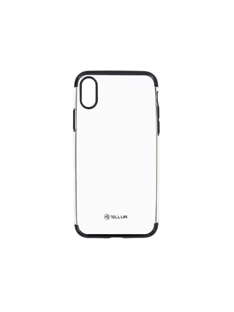 Tellur Cover Silicone Electroplated for iPhone X/XS black