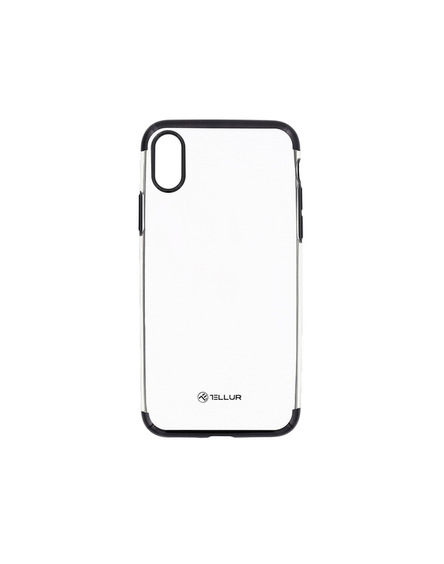 Tellur Cover Silicone Electroplated for iPhone X/XS black