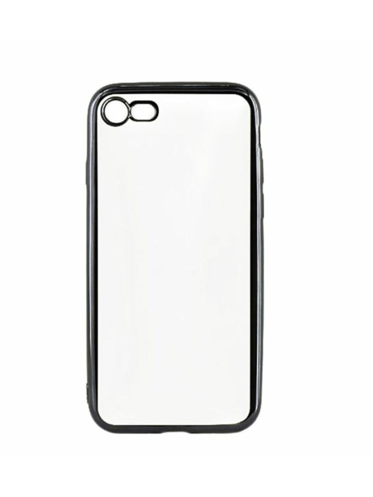 Tellur Cover Silicone for iPhone 7 black edges