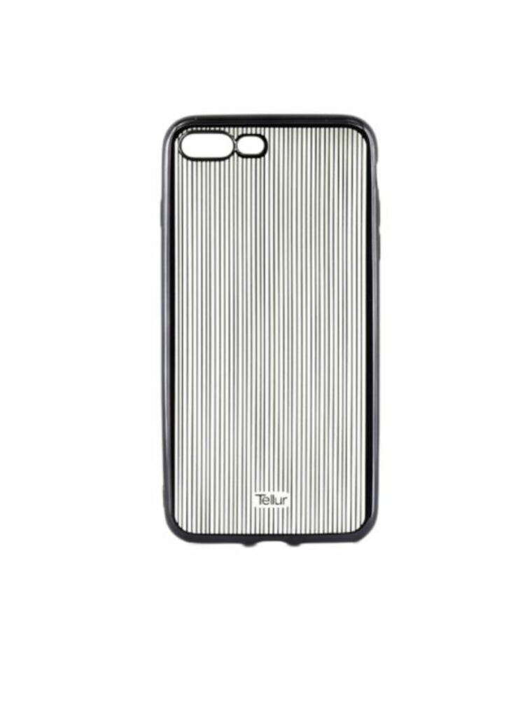 Tellur Cover Silicone for iPhone 7 Plus Vertical Stripes black