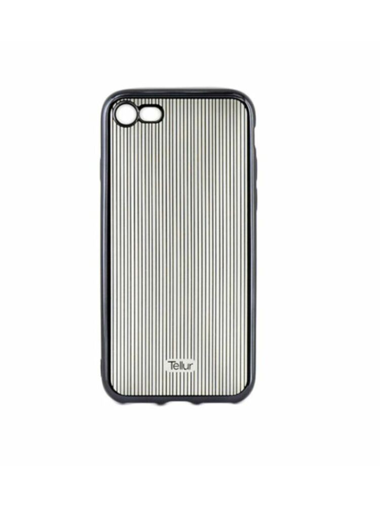 Tellur Cover Silicone for iPhone 7 Vertical Stripes black