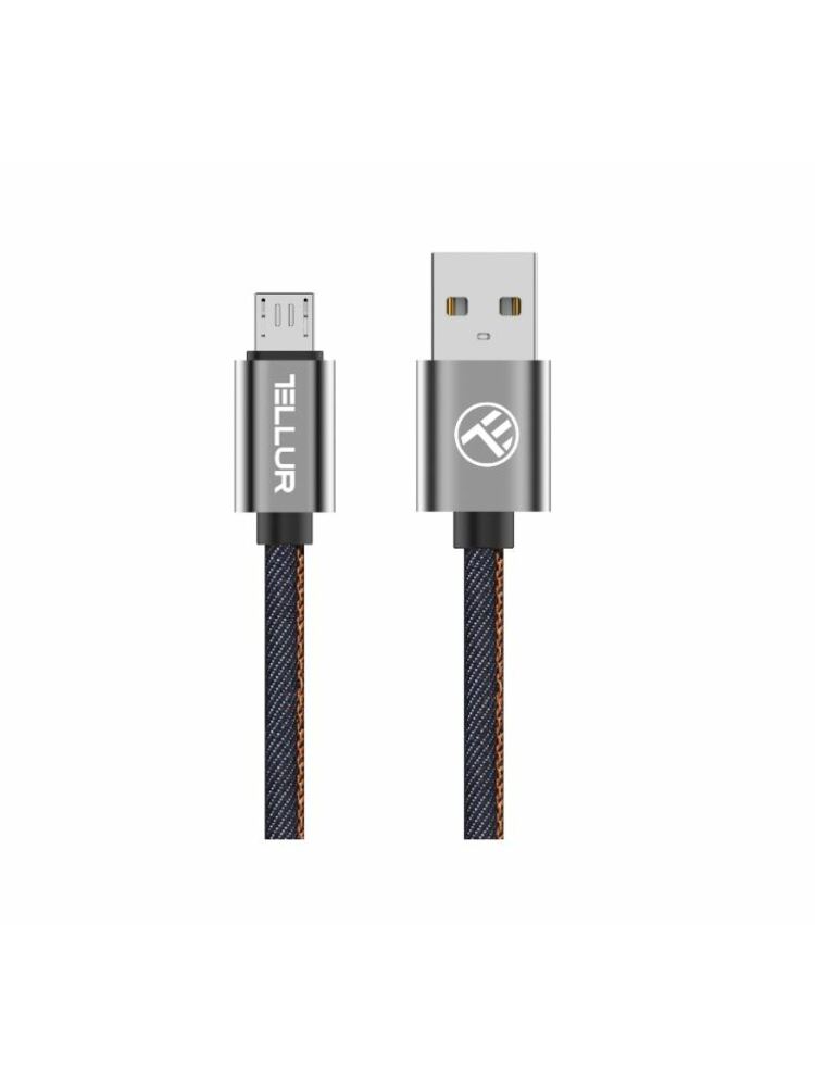 Tellur Data cable, USB to Micro USB, 1m denim