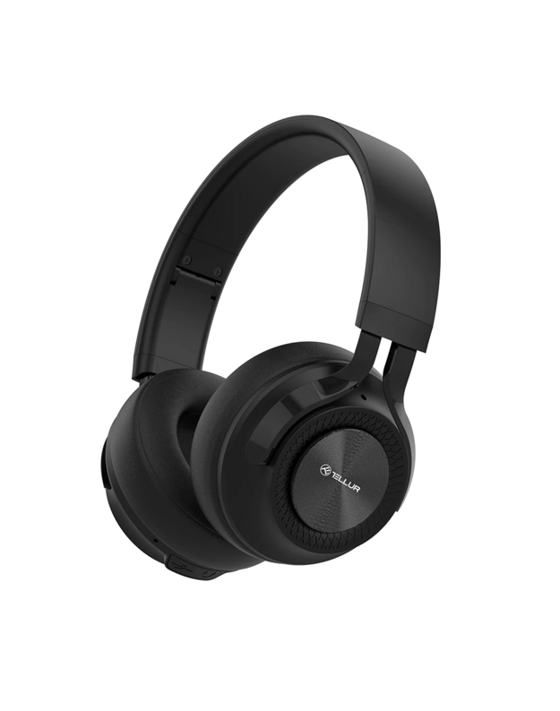 Tellur Feel Bluetooth Over-Ear Headphones Black